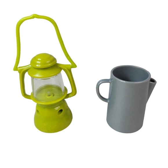 Our Generation Camping Polka Dot Lantern Tray Stick Hotdog Kettle 5 PCS REPLACE - Picture 7 of 9